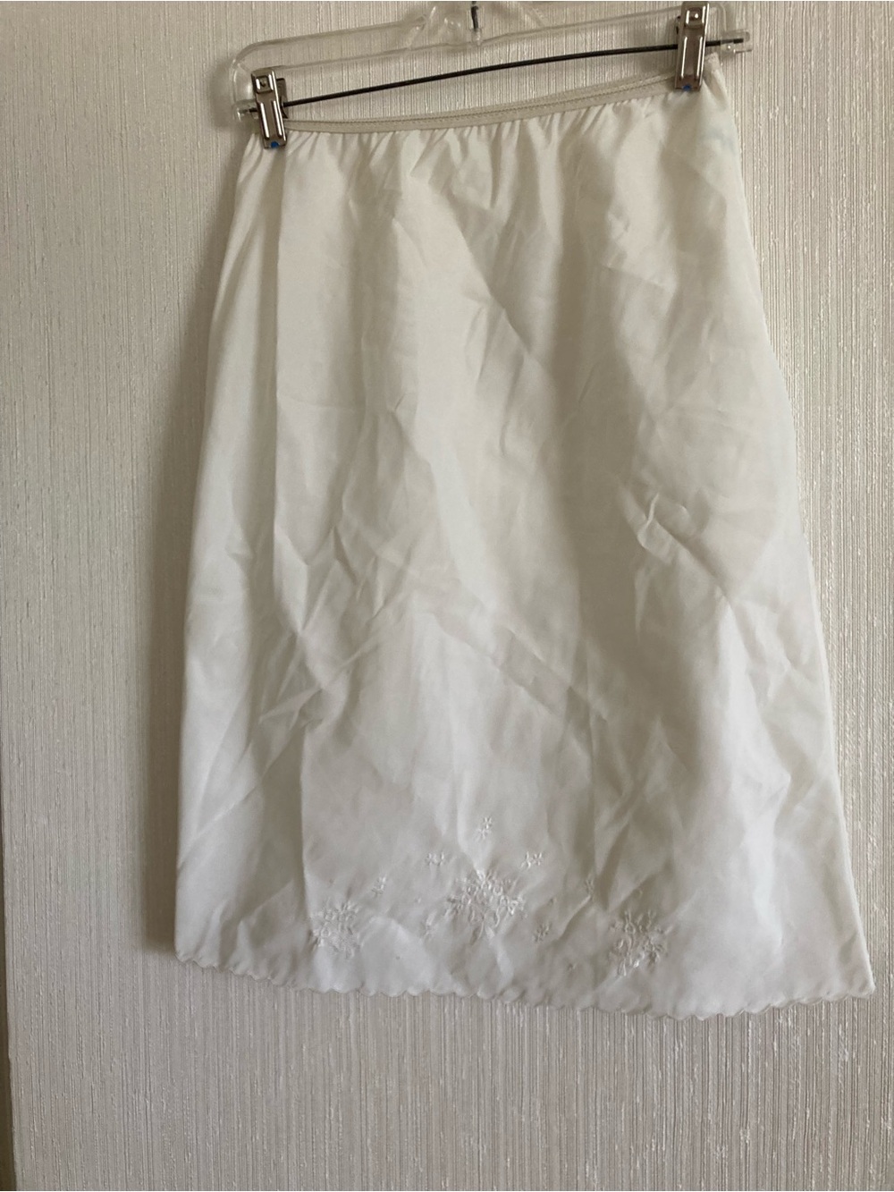 Fischer vintage embroidered slip